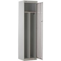 Link 51 Light Grey Garment Locker + Cam Lock 450mm x 1800mm x 450mm