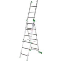 TB Davies 18-Tread Industrial Combination Ladder