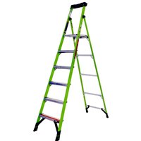Little Giant 6 Tread Mighty Lite Hi-Viz GRP Fibreglass Step Ladder
