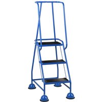 TB Davies Stepmobile Blue 3-Tread Safety Steps