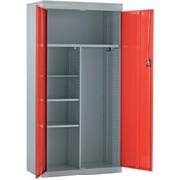 Link 51 Red Clothing and Equipment Storage Cabinet