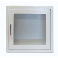 Automated External Defibrillator Alarmed Outdoor Heated Metal Cabinet