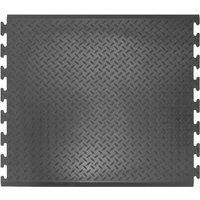 COBA Comfort-Lok Black Anti-Fatigue Mat Interlocking Middle 70cm x 80cm