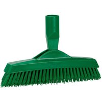Vikan Hard Bristle Green Scrubbing Brush Green, 40 mm bristle length, Polyester bristle material