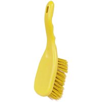 Hillbrush Yellow Resin-Set DRS Stiff/Medium Short-Handled Utility Brush