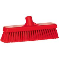Vikan Broom, Red With Polyethylene Terephthalate Bristles for Dry Areas, Wet Areas
