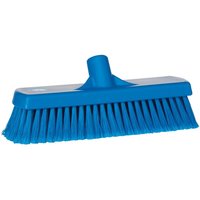 Vikan Broom, Blue With Polyethylene Terephthalate Bristles for Dry Areas, Wet Areas