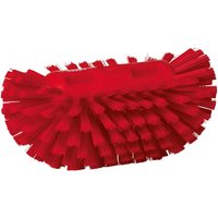 Vikan Hard Bristle Scrubbing Brush Red, 40 mm bristle length, Polyester bristle material