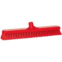 Vikan Broom, Red With Polypropylene Bristles for Wall, Floors