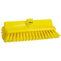 Vikan Hard Bristle Scrubbing Brush Yellow, 41 mm bristle length, Polyester bristle material