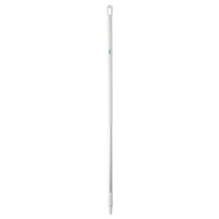 Vikan White Aluminium Broom Handle 1.51 m for use with Vikan Brooms, Vikran Squeegees