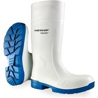 Dunlop FoodPro Blue, White Steel Toe Capped Unisex Safety Boots 11, EU 46 EN ISO 20345:2022+A1:2024 S4 CI SR FO, S4