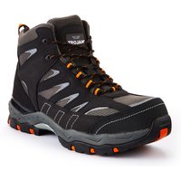 TROJAN Hyperion Men’s Black/Grey S1P Safety Hiker Boots 7