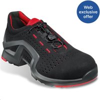 uvex 1 Unisex Black, Red Composite Safety Trainer, UK 7, EU 41