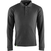 Arco Responsible Grey Long-Sleeve Polo Shirt M