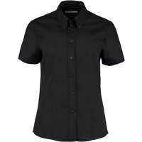 Kustom Kit Women’s Black Short-Sleeve Oxford Shirt 28