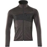 MASCOT ACCELERATE 18103 Men’s Anthracite Grey/Black Zip-Up Fleece Sweatshirt XS