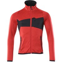 MASCOT ACCELERATE 18103 Men’s Red/Black Zip-Up Fleece Sweatshirt XS