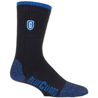 1 Pair Black Anti-Abrasion Durability Socks Men's 9-11 Mens - Blueguard