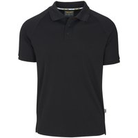 Trojan Black Antibacterial Wicking Polo Shirt M ARC09162