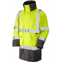 Leo EcoViz Torridge Yellow/Grey Hi-Vis Jacket 2XL
