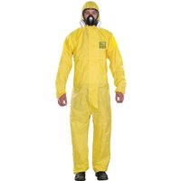 Ansell YY23T-00132-03 Yellow Polyethylene, Polypropylene Protective Hood, Resistant to Liquid Resistant M