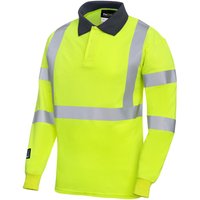 Progarm 5286 Mens Yellow Long-Sleeve Hi-Vis Arc-Polo Shirt XL ARC88658
