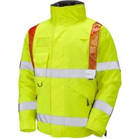 Leo EcoViz Portmore Yellow Hi-Vis Bomber Jacket 2XL