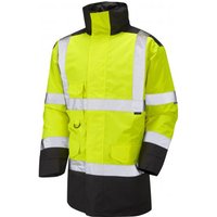 Leo Workwear Tawstock Yellow/Black Hi-Vis Jacket 6XL