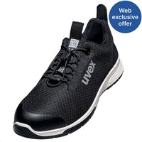 Uvex 1 Black S1P Safety Trainers 7 ARC97792