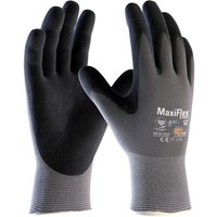 ATG MaxiFlex Ultimate 42-874 Grey Nitrile Foam, Nylon, Spandex Work Gloves, Size 8, Nitrile Foam Coating