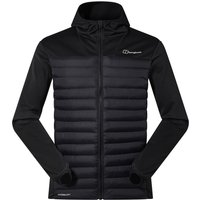 Berghaus Vaskye Hybrid Mens Black/Dusk Insulated Hooded Jacket XL