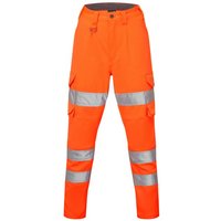 Leo Beckamoor Women’s Yellow Hi-Vis Cargo Trousers 8R