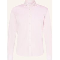 Stefan Brandt Stefan Brandt Piqué-Hemd Slim Fit rosa