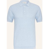 NOWADAYS Nowadays Strick-Poloshirt blau
