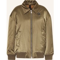 Blauer Blauer Satinblouson Savin gruen