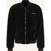 PEGADOR Teddyfell-Blouson Ember schwarz