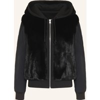 Mackage Mackage Sweatjacke Zum Wenden Mit Kunstfell schwarz