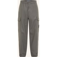 Stone Island Cargohose Ghost Aus Flanell grau