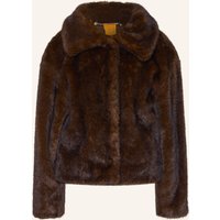 CARTOON Cartoon Kunstfell-Jacke braun