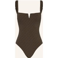 Boss Boss Badeanzug B Monogram braun