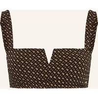 Boss Boss Bandeau-Bikini-Top B Monogram schwarz