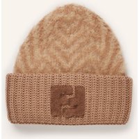 Fendi Fendi Mütze Mit Alpaka braun