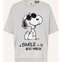 Princess GOES HOLLYWOOD Princess Goes Hollywood T-Shirt Mit Schmucksteinen grau