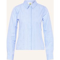 Princess GOES HOLLYWOOD Princess Goes Hollywood Hemdbluse Mit Schmucksteinen blau