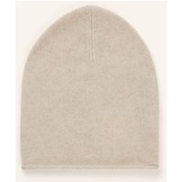 darling harbour Darling Harbour Cashmere-Mütze beige