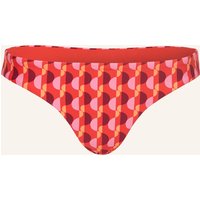 Seafolly Basic-Bikini-Hose Sorrento Zum Wenden rot