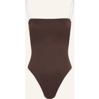 Seafolly Badeanzug Beach Bound braun