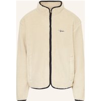 PEGADOR Teddyfell-Jacke Signar beige