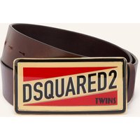 Dsquared2 Ledergürtel schwarz